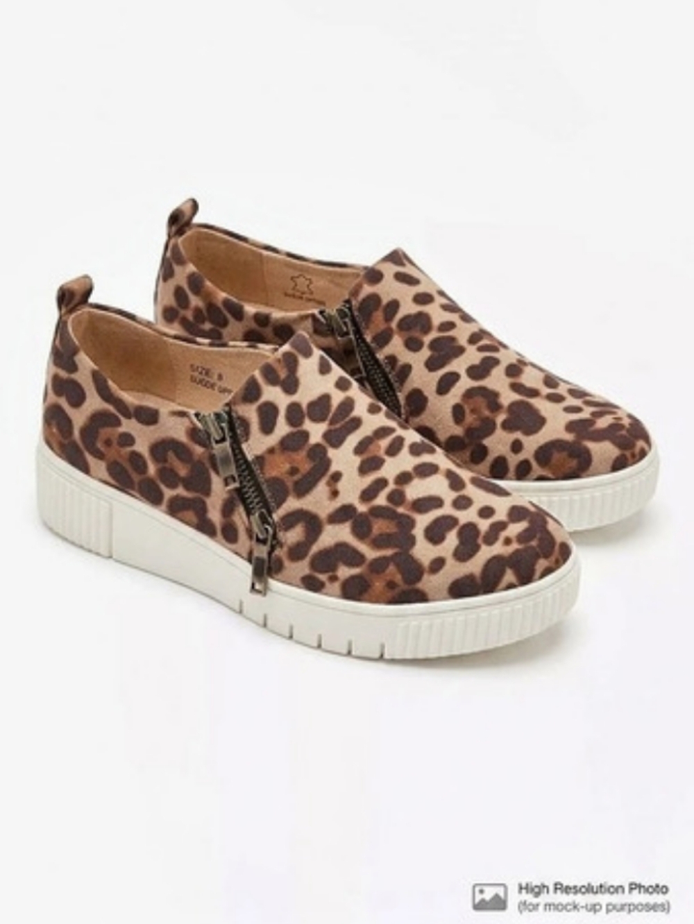 SOUls Leopard Print Slip-On Sneakers